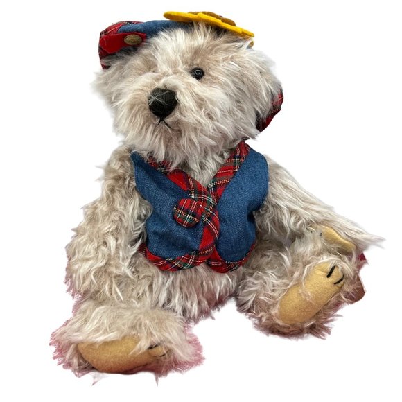 The Brass Button Bear Blossom Bear of Wealth Collection Stuffed Plush Pickford B - Picture 2 of 11